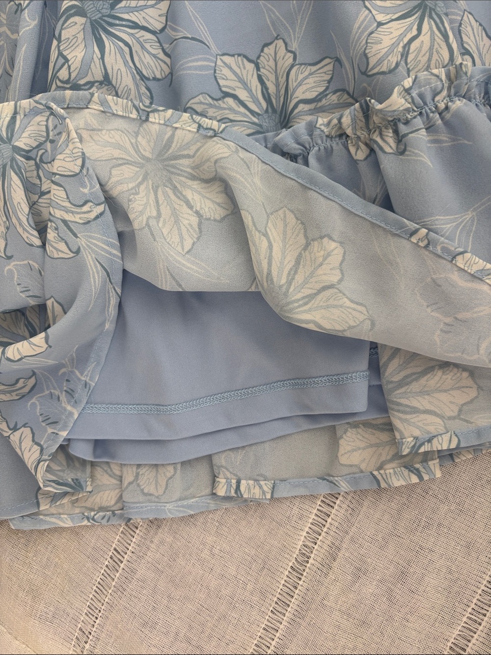 Flying Tomato Sky Boho Blue Floral Dress - Picture 10 of 13